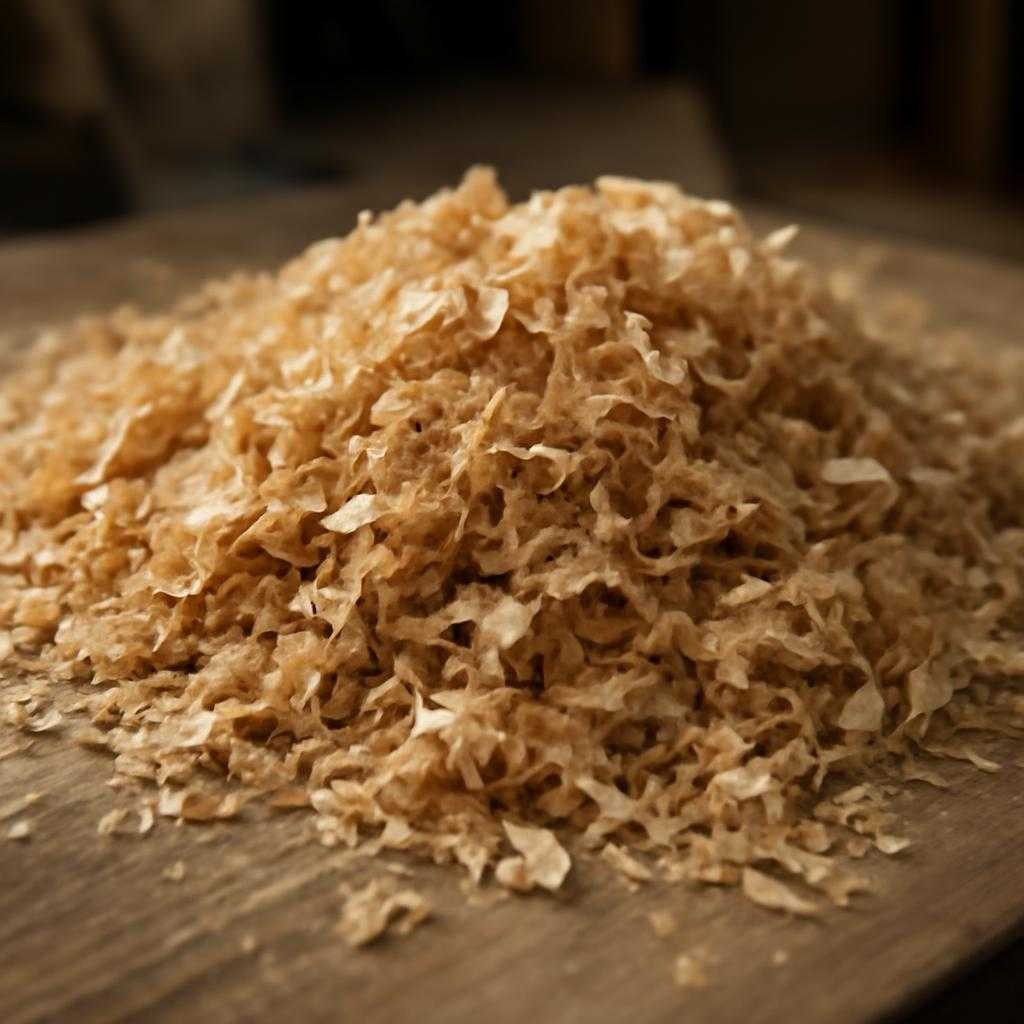 древесные опилки