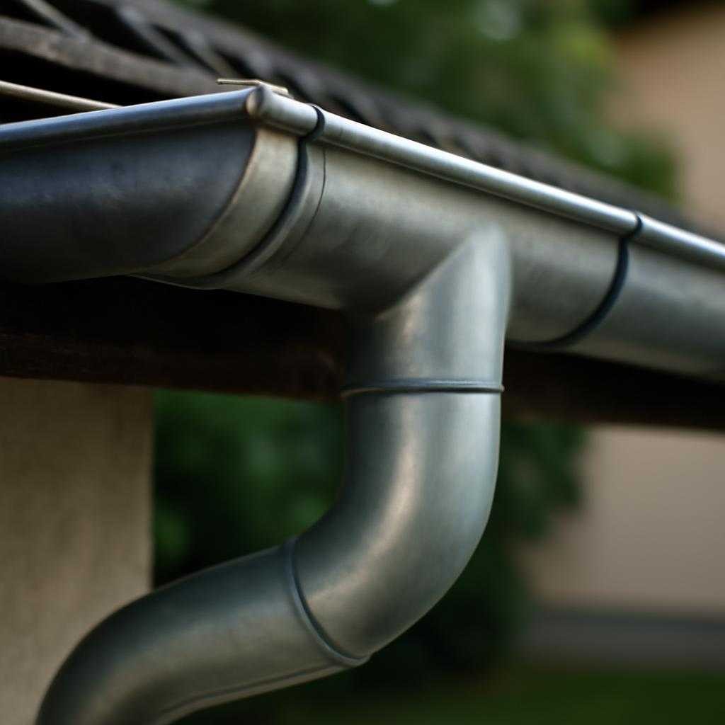 металлический водосточный желоб