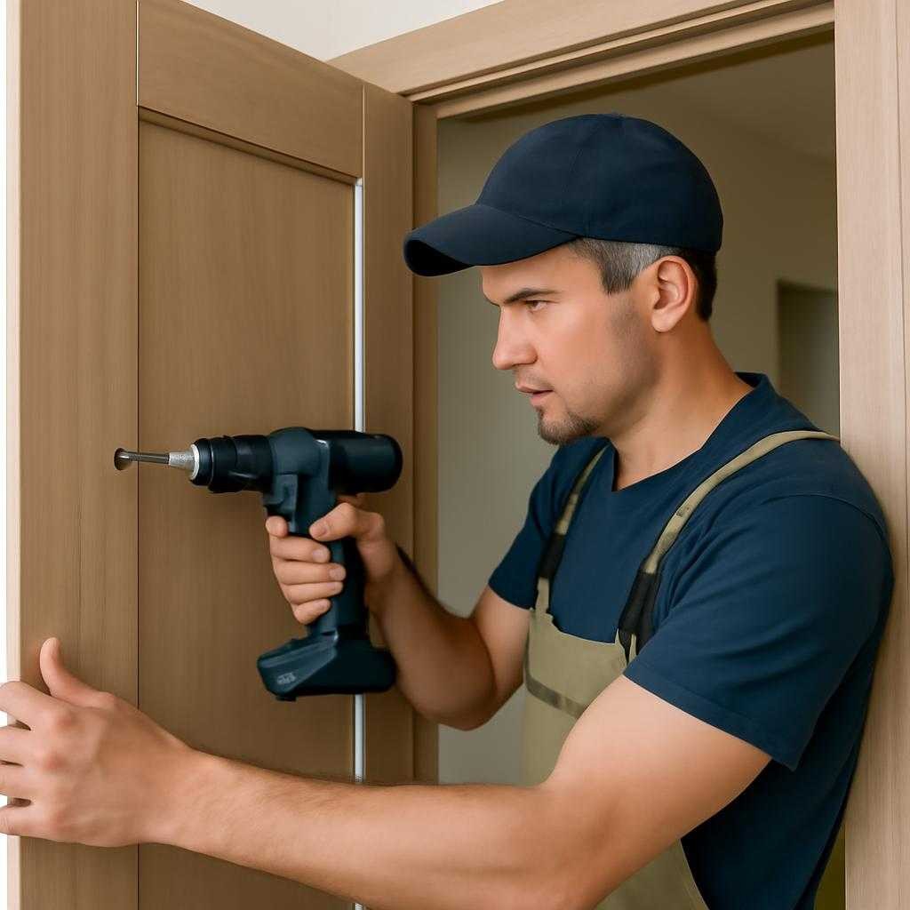 монтаж дверей