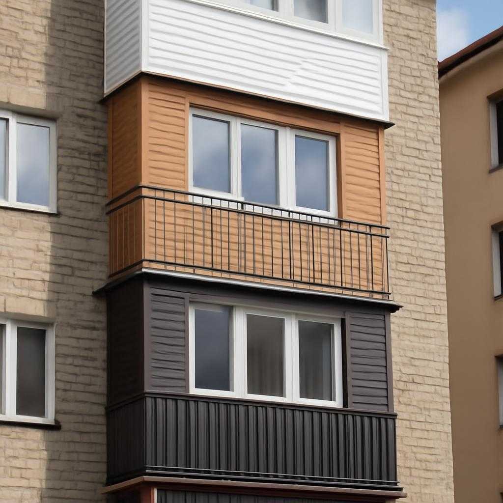 наружная отделка балконов