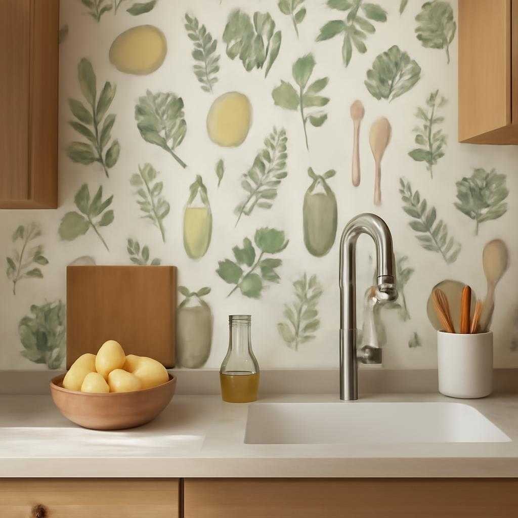 обои для кухни