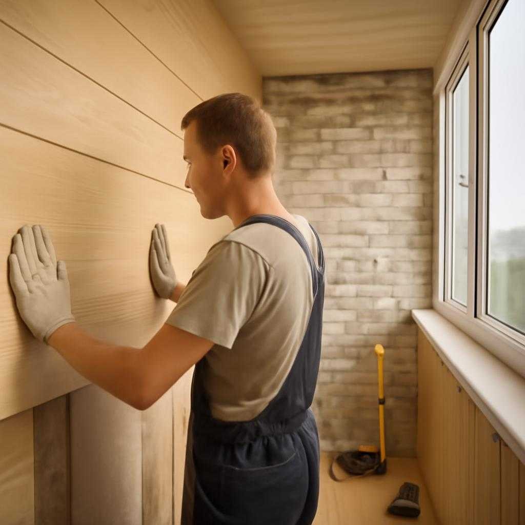 отделка лоджии