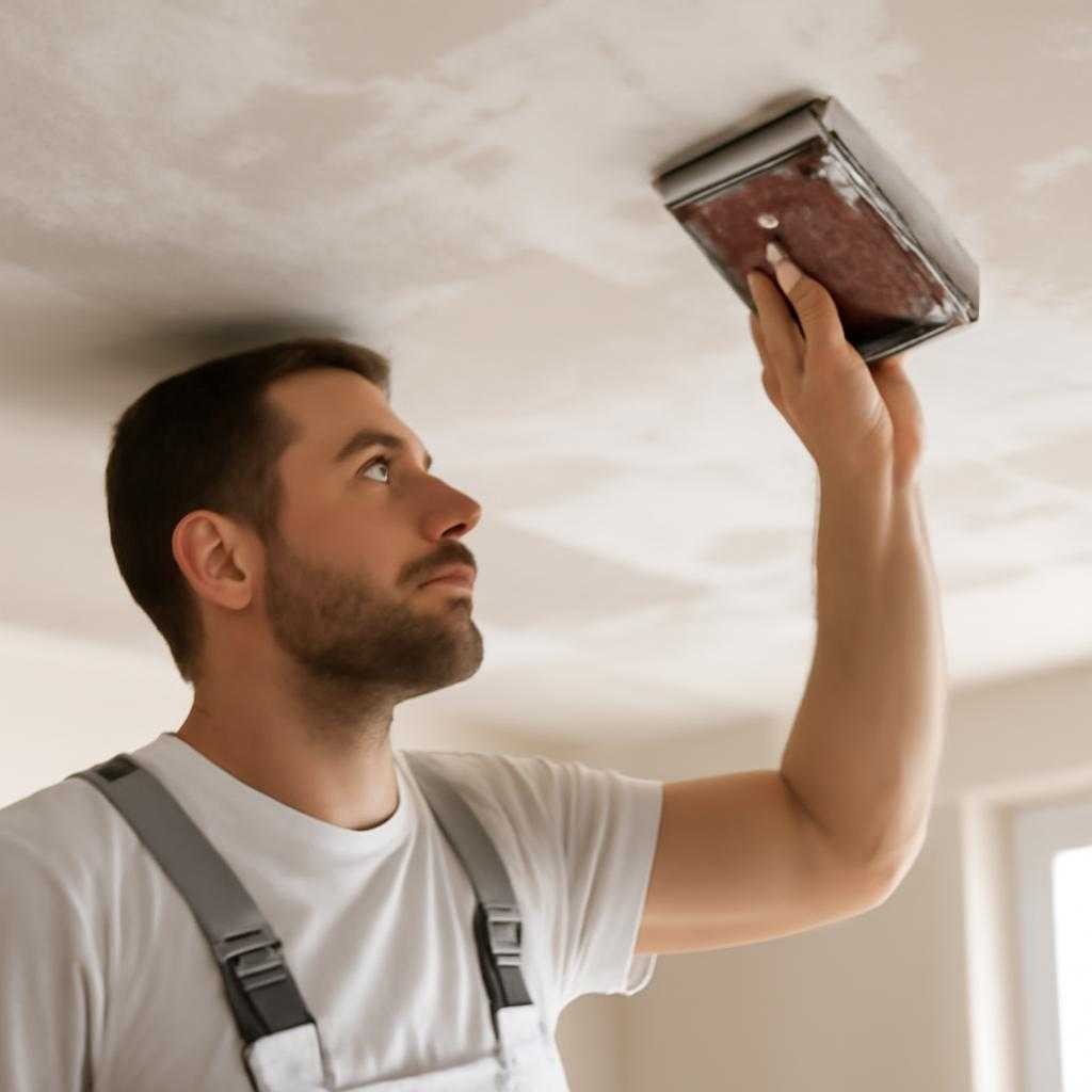 подготовка потолка