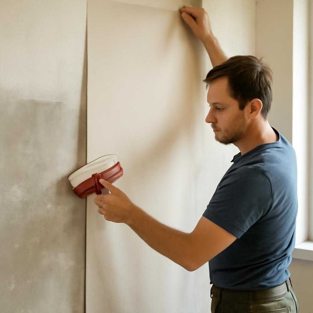 поклейка обоев