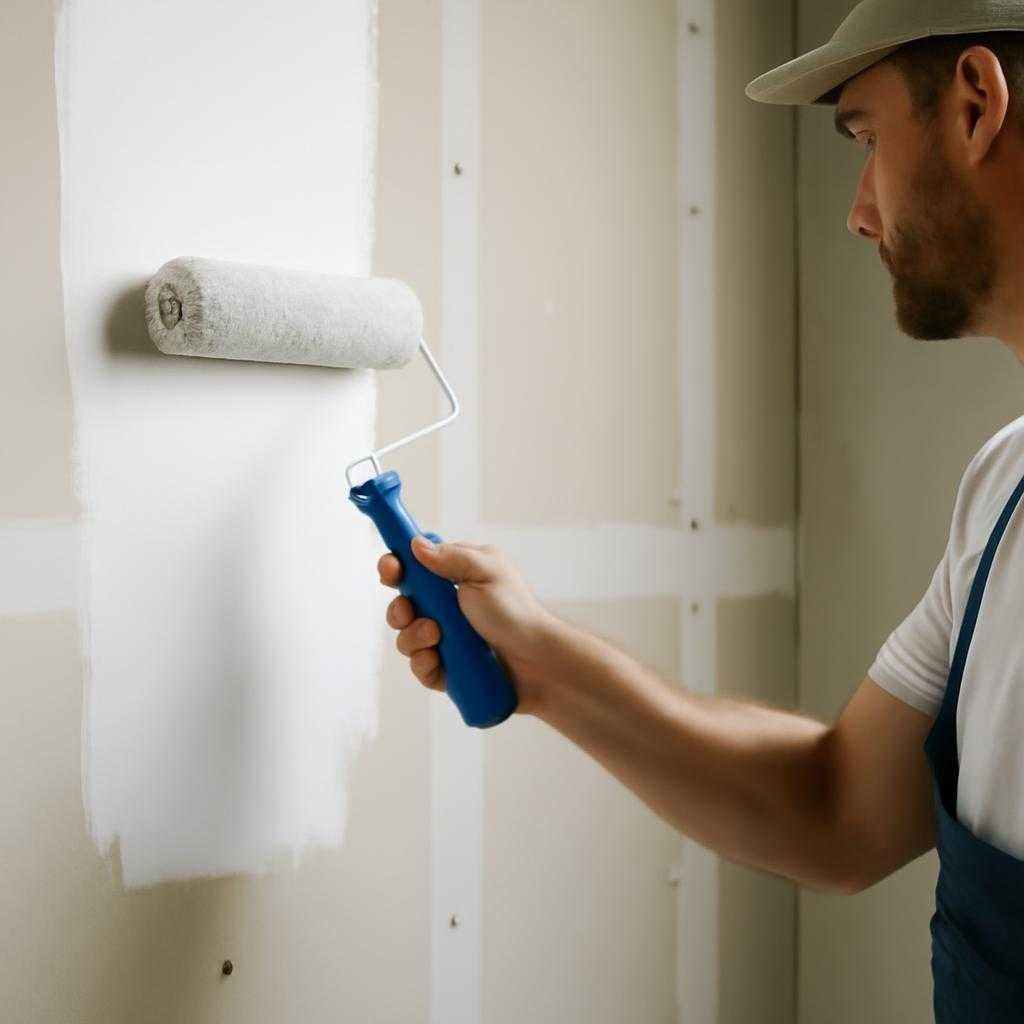 покраска гипсокартона