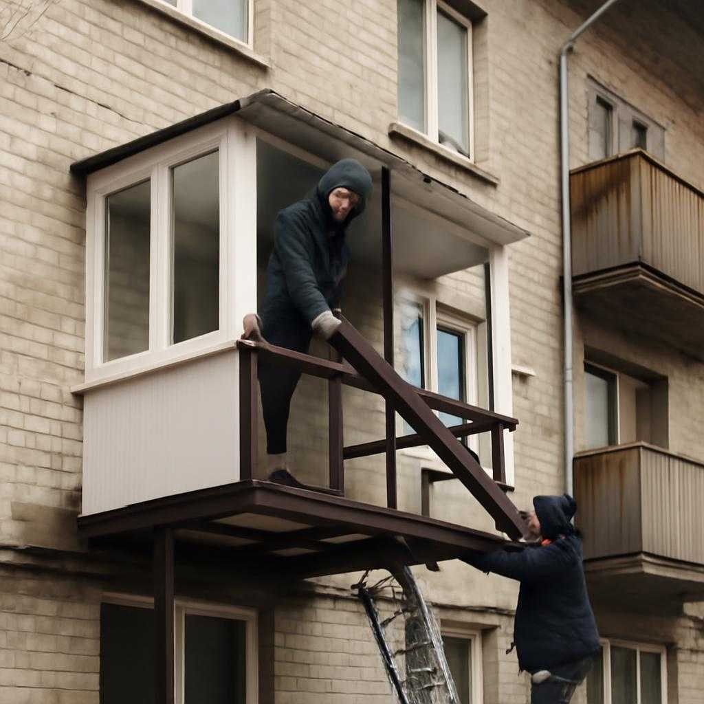 присоединение балкона