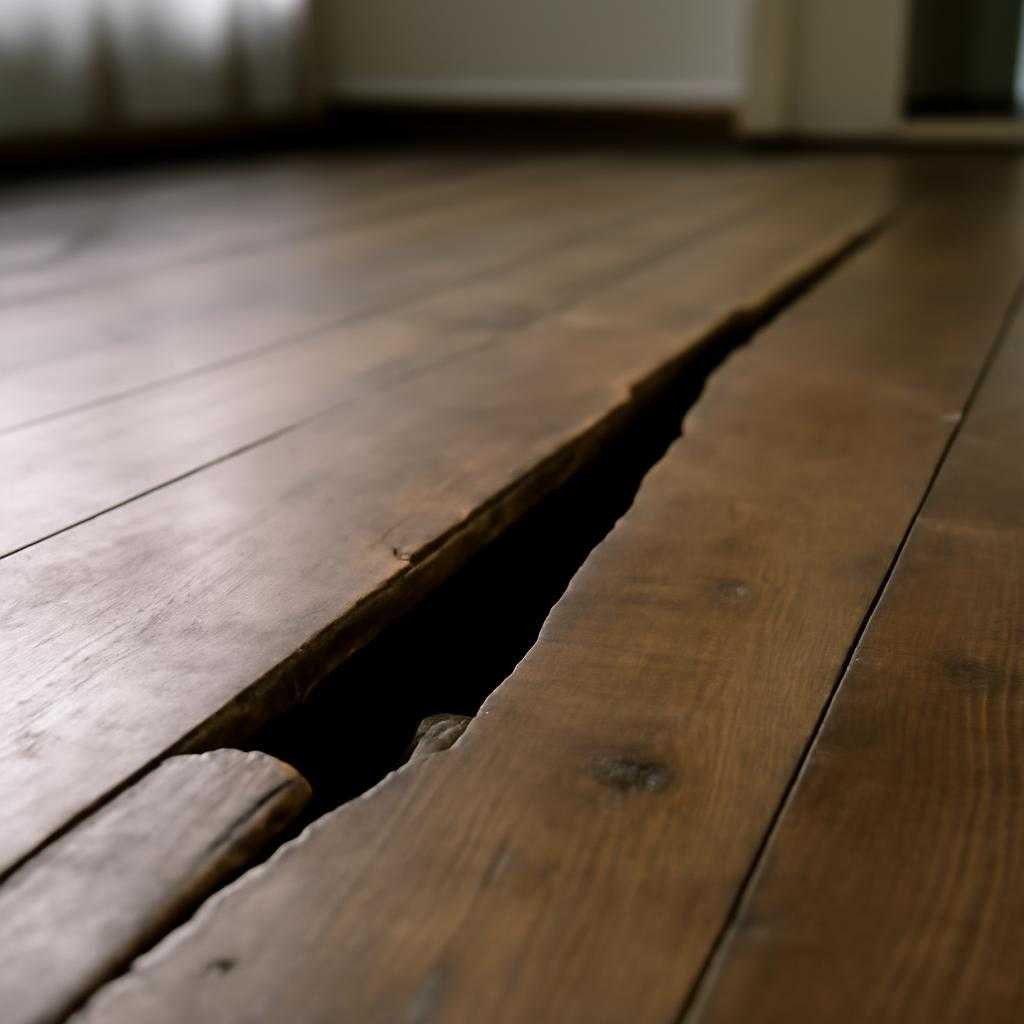 щели в полу