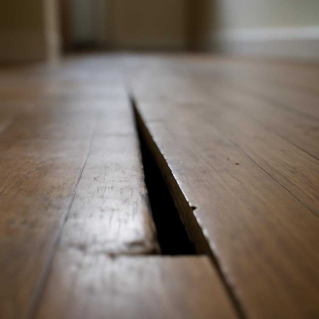 щели в полу