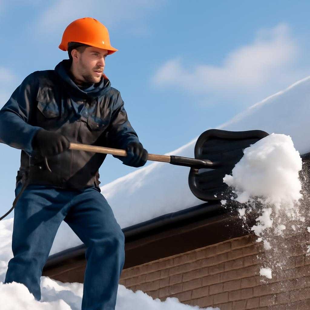уборка снега с крыши цена