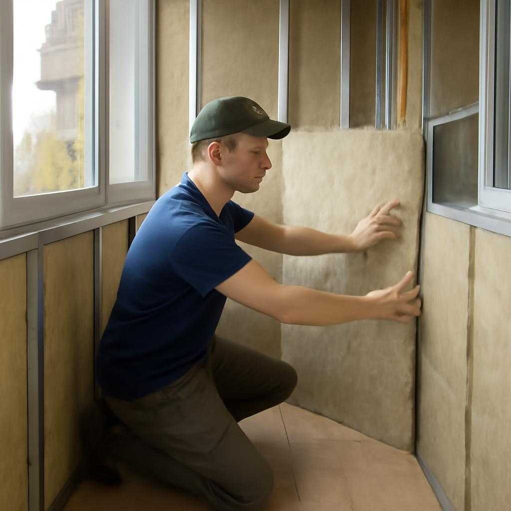 утепление балкона