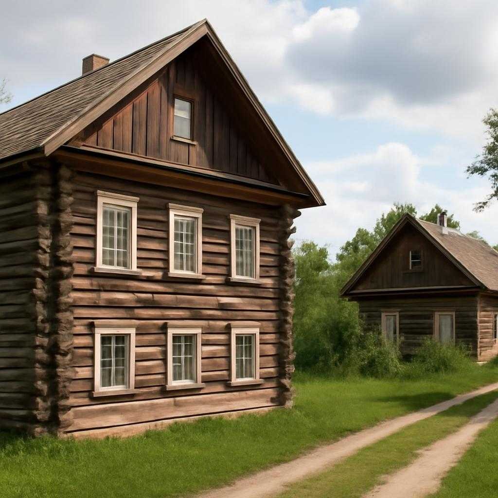 деревянные дома