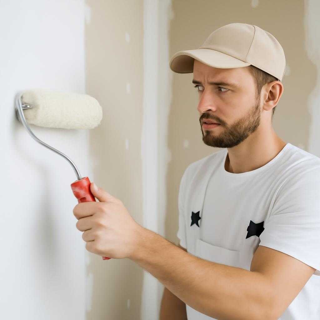 покраска гипсокартона