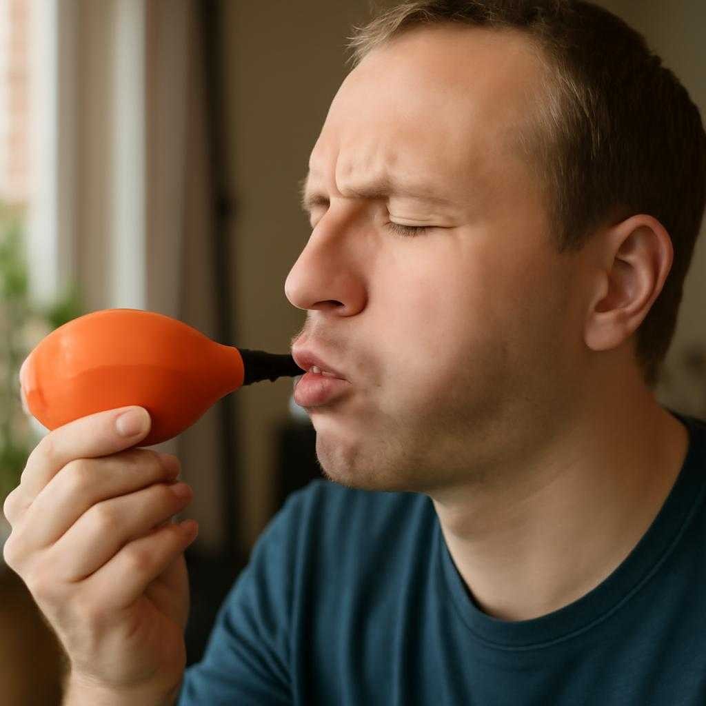 продувание