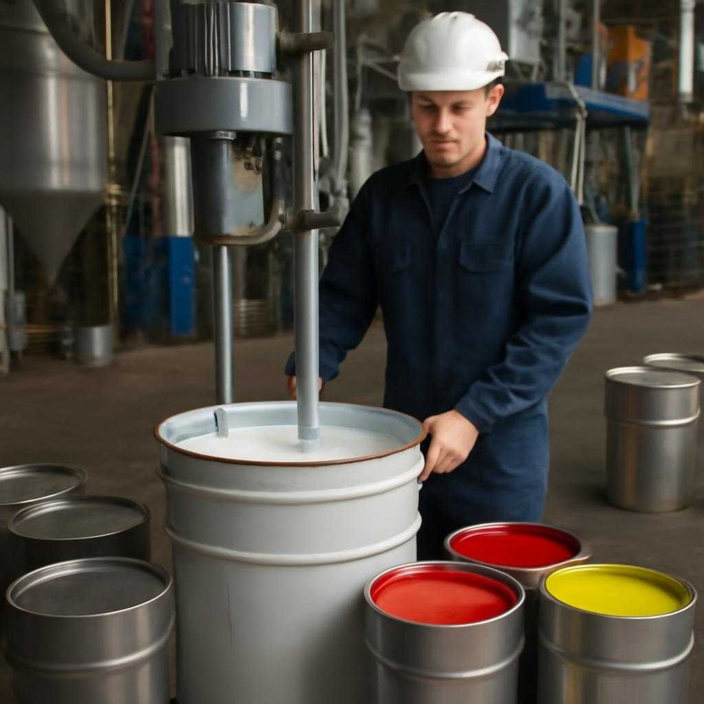 производством красок