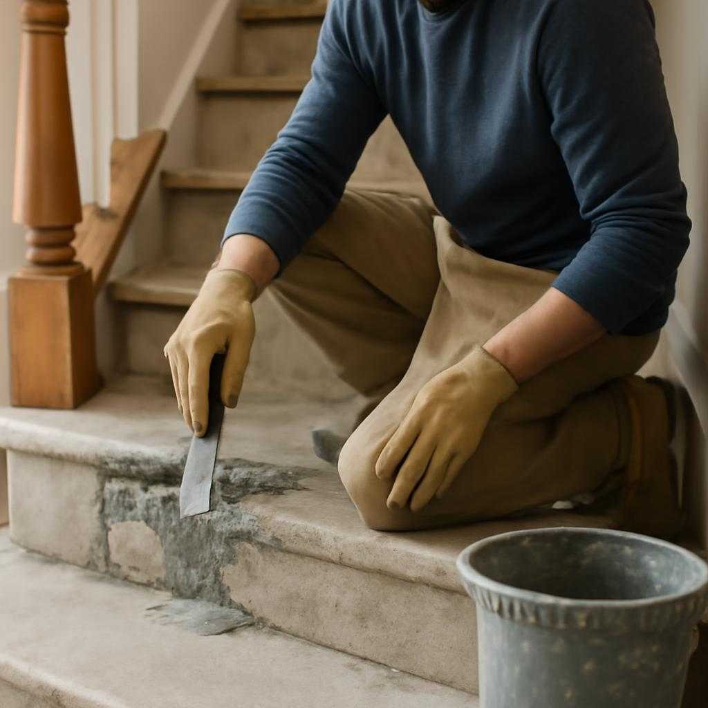 ремонт ступенек