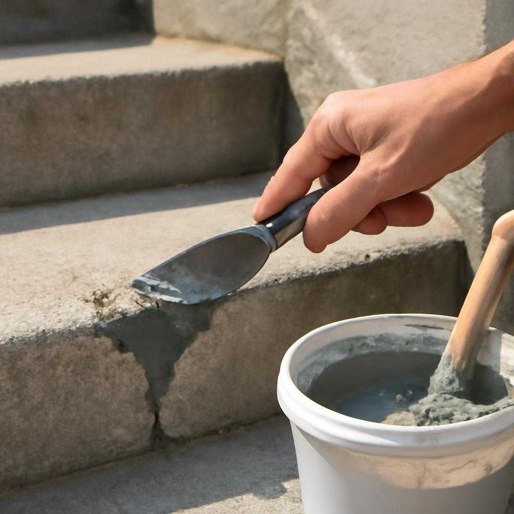 ремонтная смесь для сколов на лестничных плитах