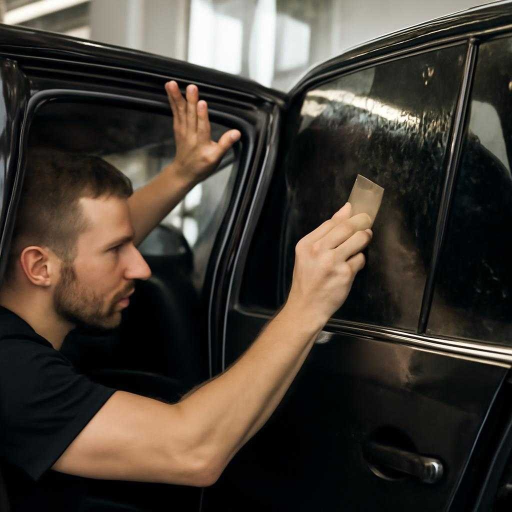тонировка стекол автомобиля