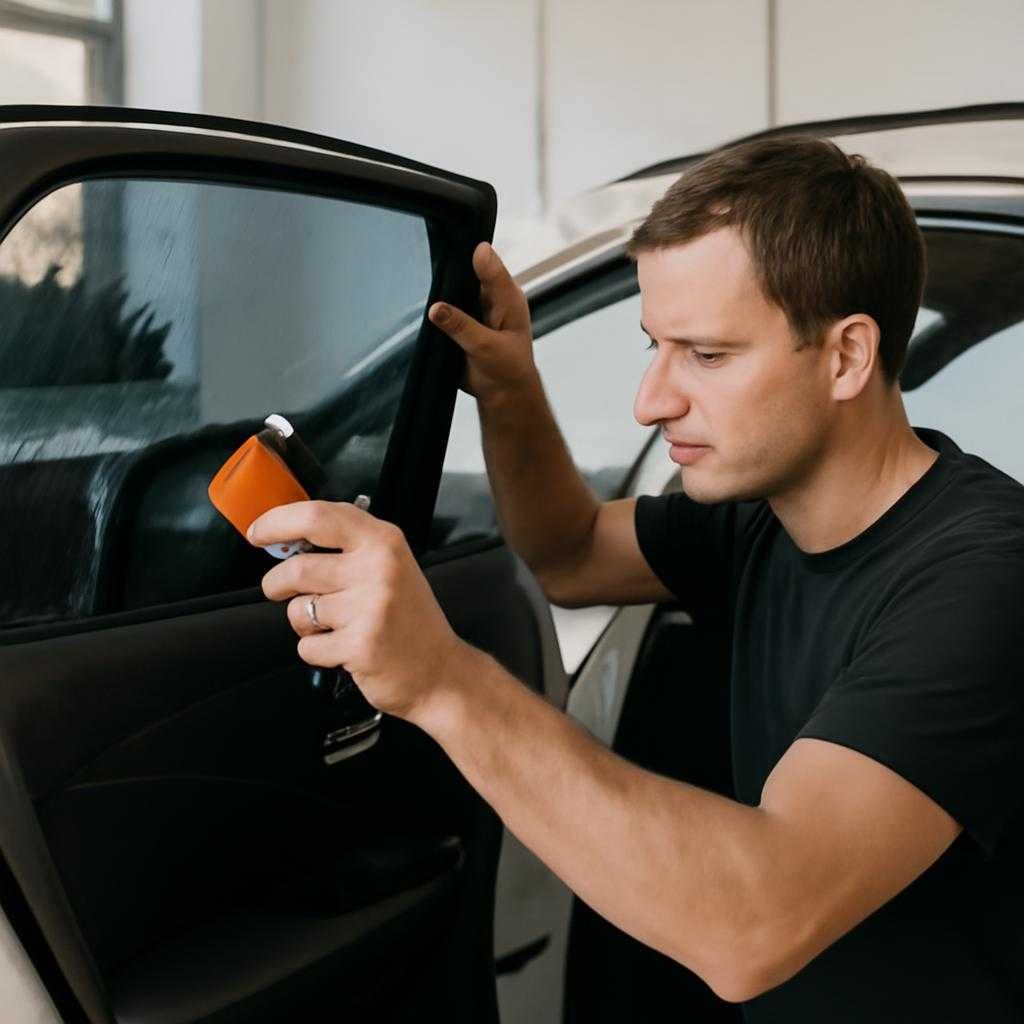 тонировка стекол автомобиля